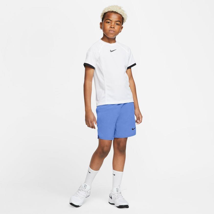 Теннисные шорты детские Nike Boys Court Flex Ace Short royal pulse/obsidian/obsidian