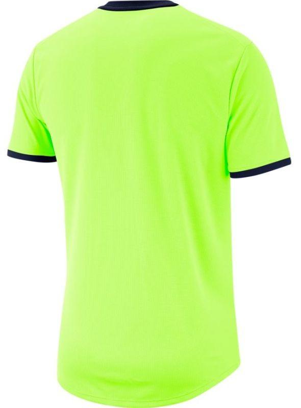Тенісна футболка чоловіча Nike Court Top SS ghost green/obsidian/obsidian