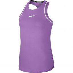 Тенісна майка дитяча Nike Court Girls Dry Tank purple nebula/white/white/white Тенісна майка дитяча Nike Court Girls Dry Tank purple nebula/white/white/white