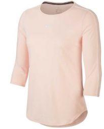 Тенісна футболка жіноча Nike Court Women 3/4 Sleeve Top washed coral/white/white/white