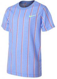 Тенісна футболка дитяча Nike Court DB Tee Team B royal pulse Тенісна футболка дитяча Nike Court DB Tee Team B royal pulse