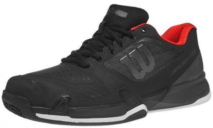Тенісні кросівки чоловічі Wilson Rush Pro 2.5 ГРУНТ black/ebony/wilson red Тенісні кросівки чоловічі Wilson Rush Pro 2.5 ГРУНТ black/ebony/wilson red