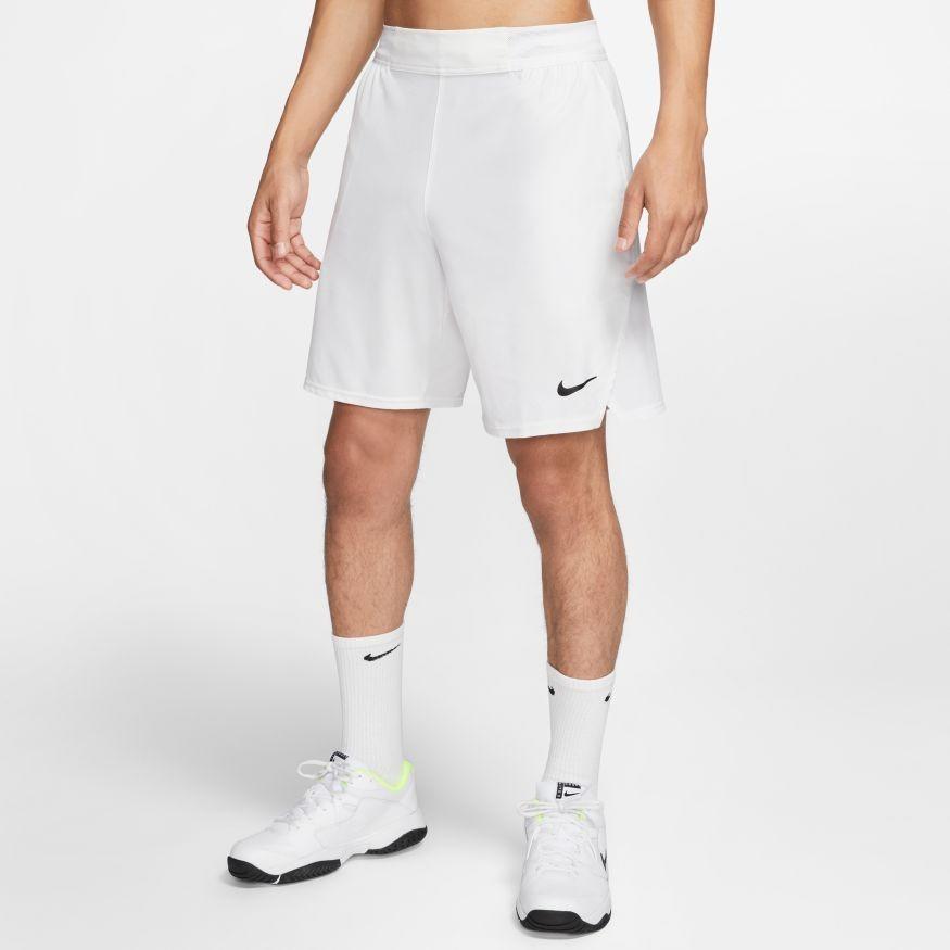 Теннисные шорты мужские Nike Court Flex Ace 9 inch Short white/black