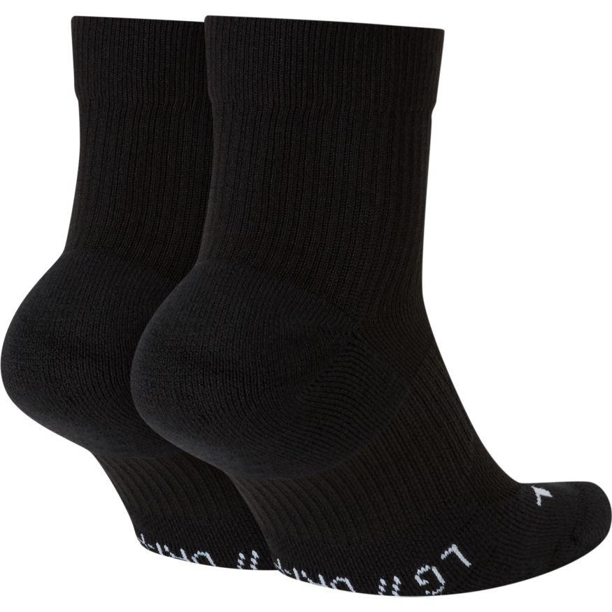 Носки тенісні Nike Multiplier Max Ankle 2PR 2 пари black/black