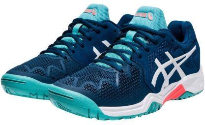 Дитячі тенісні кросівки Asics Gel-Resolution 8 GS mako blue/white Дитячі тенісні кросівки Asics Gel-Resolution 8 GS mako blue/white