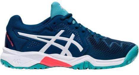 Дитячі тенісні кросівки Asics Gel-Resolution 8 GS mako blue/white Дитячі тенісні кросівки Asics Gel-Resolution 8 GS mako blue/white