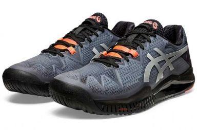Тенісні кросівки чоловічі Asics Gel-Resolution 8 L.E. black/sunrise red Тенісні кросівки чоловічі Asics Gel-Resolution 8 L.E. black/sunrise red