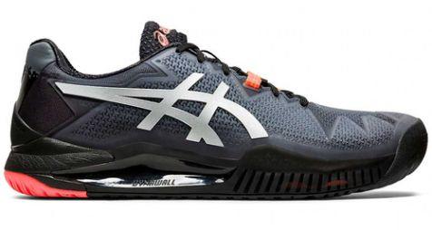 Тенісні кросівки чоловічі Asics Gel-Resolution 8 L.E. black/sunrise red Тенісні кросівки чоловічі Asics Gel-Resolution 8 L.E. black/sunrise red
