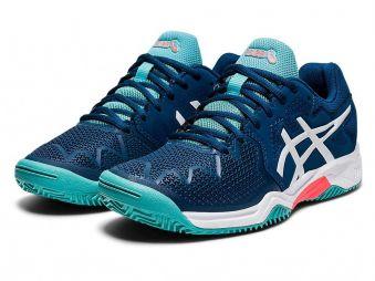 Дитячі тенісні кросівки Asics Gel-Resolution 8 GS ГРУНТ mako blue/white Дитячі тенісні кросівки Asics Gel-Resolution 8 GS ГРУНТ mako blue/white