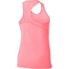 Тенісна майка дитяча Nike Pro Tank pink gaze/white Тенісна майка дитяча Nike Pro Tank pink gaze/white