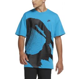 Тенісна футболка чоловіча Nike Court Tee Challenge Fireball neo turquoise