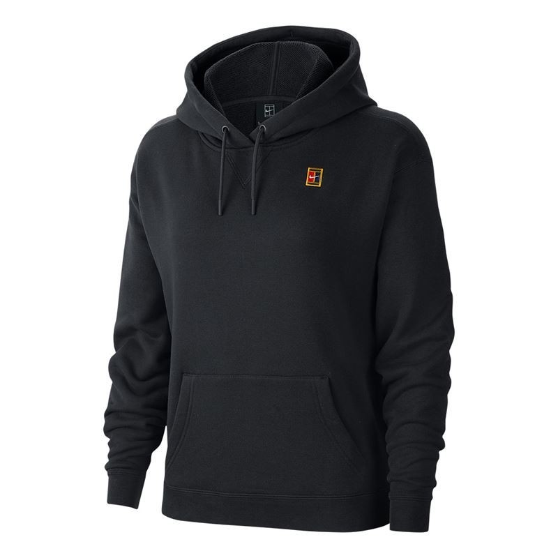 Реглан женский Nike Court Heritage Hoodie black/black