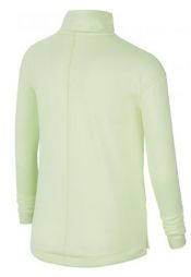 Тенісна футболка дитяча Nike Girls Long Sleeve Half Zip Running Top volt Тенісна футболка дитяча Nike Girls Long Sleeve Half Zip Running Top volt