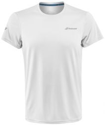 Тенісна футболка чоловіча Babolat Core Flag Club Tee Men white/white