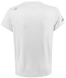 Тенісна футболка чоловіча Babolat Core Flag Club Tee Men white/white