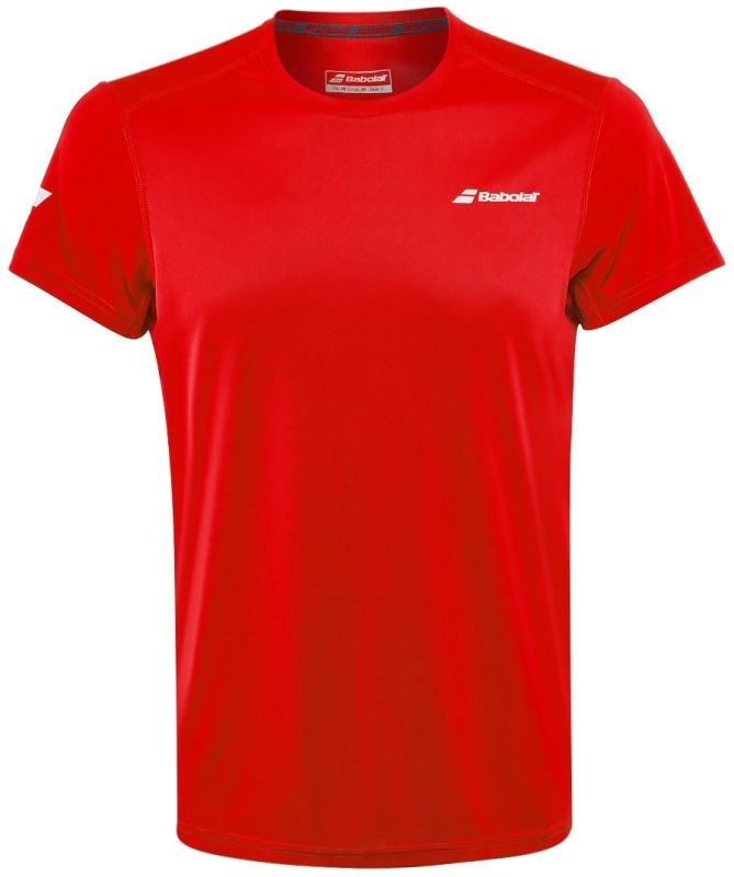 Теннисная футболка мужская Babolat Core Flag Club Tee Men fiery red
