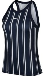 Тенісна майка жіноча Nike Court W Printed Dry Tank obsidian/white