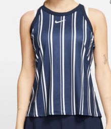 Тенісна майка жіноча Nike Court W Printed Dry Tank obsidian/white