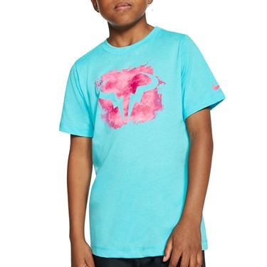 Теннисная футболка детская Nike Court Rafa DB Tee polarized blue