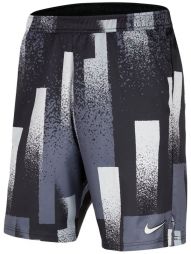 Тенісні шорти чоловічі Nike Court Dry-Fit Short 9in Print black/white