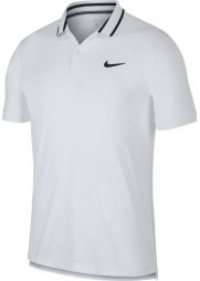 Тенісна футболка чоловіча Nike Court Dry Pique Polo white/black/black