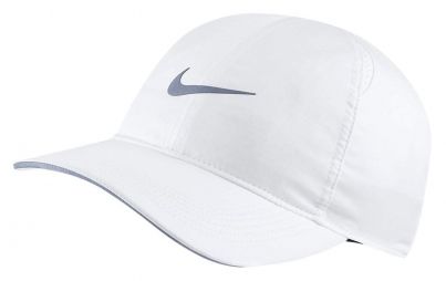 Тенісна кепка Nike Dry Arobill Featherlight Cap white/white