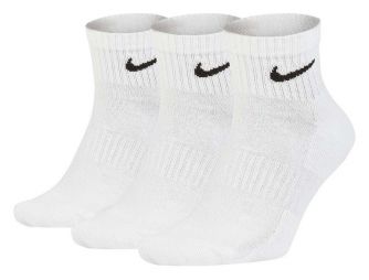 Nike Everyday Cushioned Quarter Ankle 3-pack/white Nike Everyday Cushioned Quarter Ankle 3-pack/white