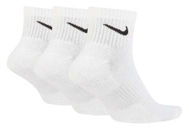 Nike Everyday Cushioned Quarter Ankle 3-pack/white Nike Everyday Cushioned Quarter Ankle 3-pack/white