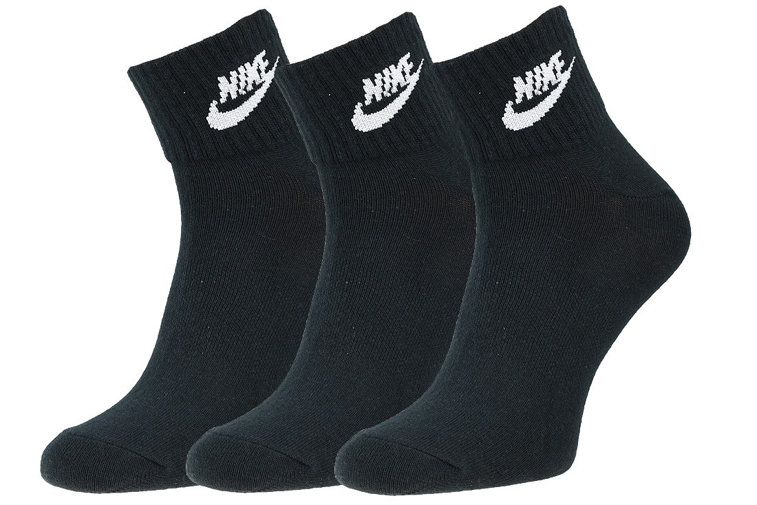 Nike NSW Everyday Esentials Quarter 3-pack/black