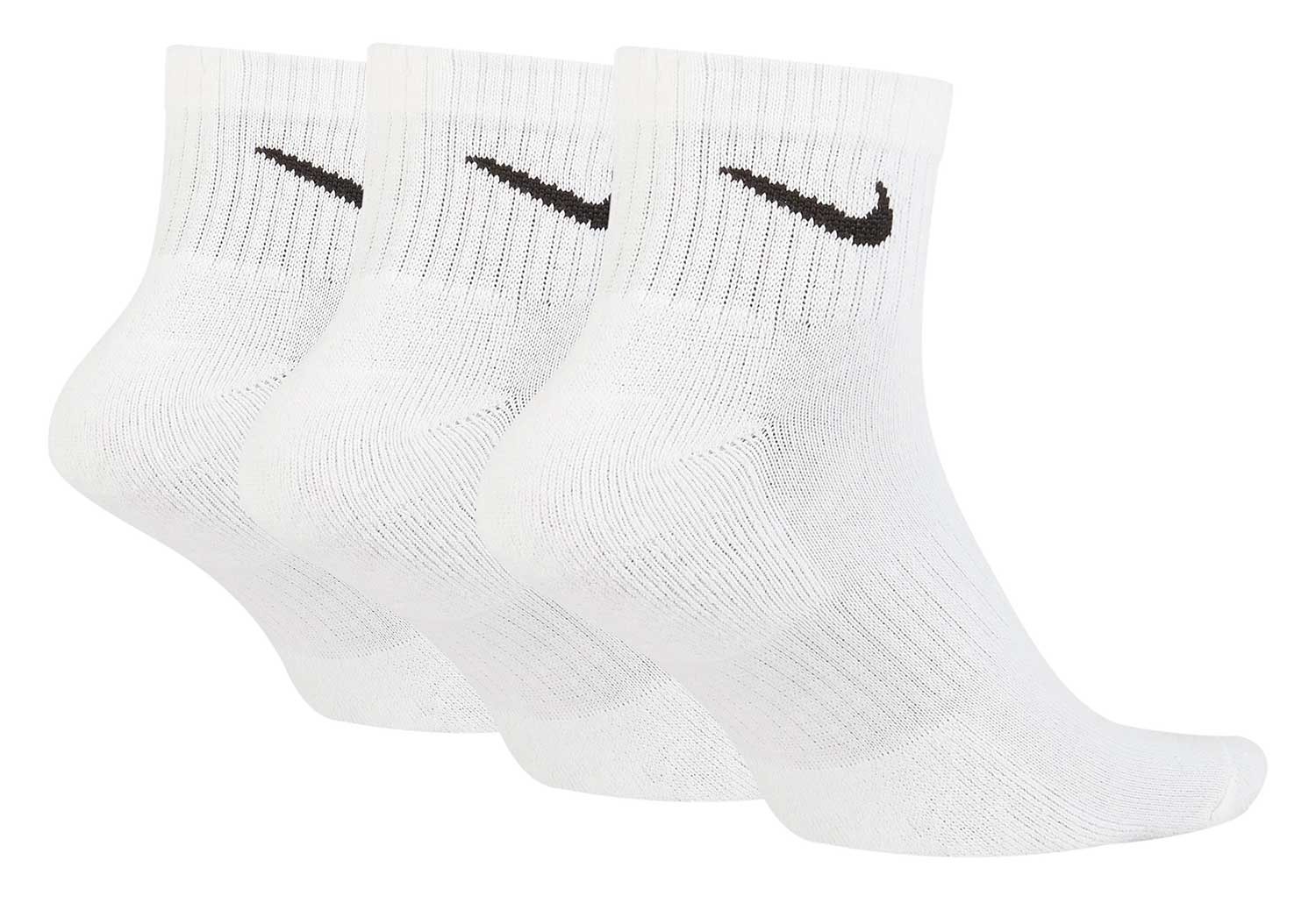Nike Everyday Cushioned Quarter Ankle 3-pack/white