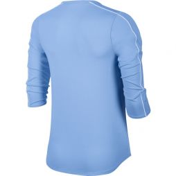 Тенісна футболка жіноча Nike Court Women 3/4 Sleeve Top royal pulse/white/white/white