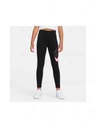 Легінси дитячі Nike Sportswear Favorites Graphic Leggings black/pink Легінси дитячі Nike Sportswear Favorites Graphic Leggings black/pink