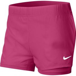 Тенісні шорти жіночі Nike Court Flex Short vivid pink/white