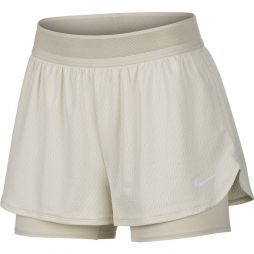 Тенісні шорти жіночі Nike Court W Dry Flex Elevated Essential Short light orewood brown/white