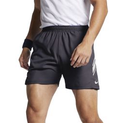 Тенісні шорти чоловічі Nike Court Dry 7in Short gridiron/white/white