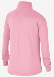Тенісна футболка дитяча Nike Girls Long Sleeve Half Zip Running Top pink/reflective silver Тенісна футболка дитяча Nike Girls Long Sleeve Half Zip Running Top pink/reflective silver
