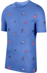 Тенісна футболка чоловіча Nike Court Tee Roland Garros royal pulse