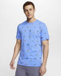 Тенісна футболка чоловіча Nike Court Tee Roland Garros royal pulse