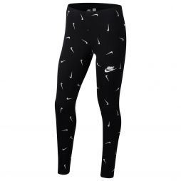 Легінси дитячі Nike Sportswear Favorites Graphic Leggings black/white Легінси дитячі Nike Sportswear Favorites Graphic Leggings black/white