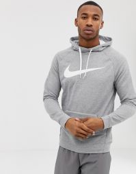Реглан чоловічий Nike Dry Swoosh Hoodie grey/white