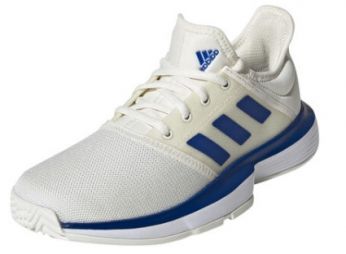 Дитячі тенісні кросівки adidas SoleCourt xJ cream/blue Дитячі тенісні кросівки adidas SoleCourt xJ cream/blue