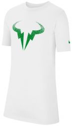 Тенісна футболка дитяча Nike Dry Tee Rafa white Тенісна футболка дитяча Nike Dry Tee Rafa white