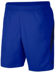 Тенісні шорти чоловічі Nike Court Dry 9in Short game royal/black/black
