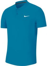 Тенісна футболка чоловіча Nike Court Dry Blade Polo neo turq/white Тенісна футболка чоловіча Nike Court Dry Blade Polo neo turq/white