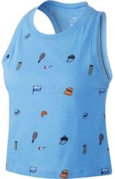 Тенісна майка жіноча Nike Court Tank Crop Court royal pulse Тенісна майка жіноча Nike Court Tank Crop Court royal pulse