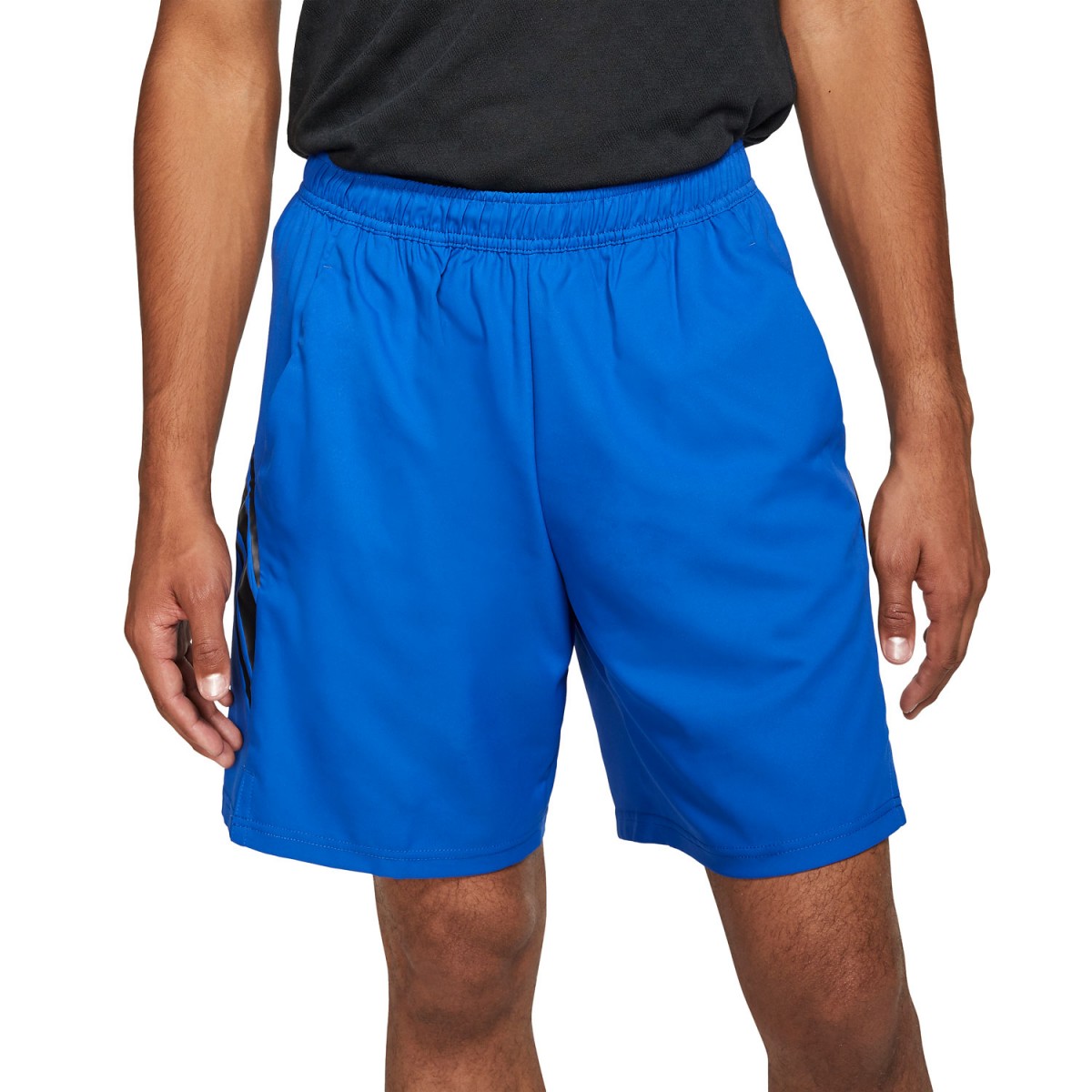 Теннисные шорты мужские Nike Court Dry 9in Short game royal/black/black