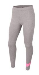 Легінси дитячі Nike Favorites Swoosh Tight grey/active fuchsia Легінси дитячі Nike Favorites Swoosh Tight grey/active fuchsia