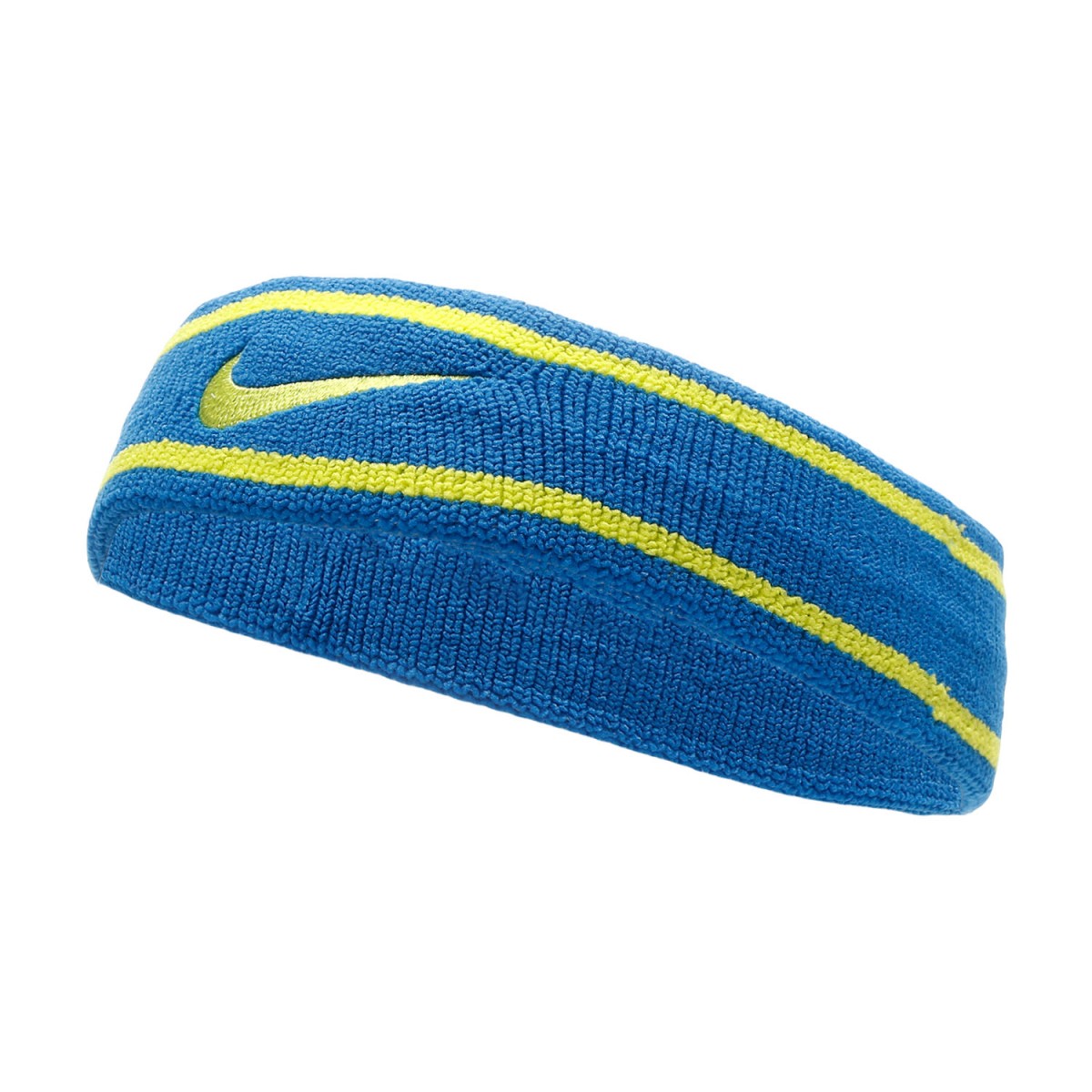 Повязка на голову Nike Headband blue/lime