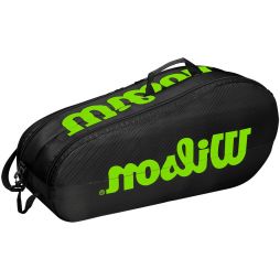 Тенісна сумка Wilson Team 2 Comp 6 Pk black/green