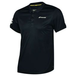 Тенісна футболка чоловіча Babolat Core Club Polo Men black/black поло Тенісна футболка чоловіча Babolat Core Club Polo Men black/black поло